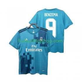 Real Madrid BENZEMA 9 2017 Retro 3 trøje 2018 S/S